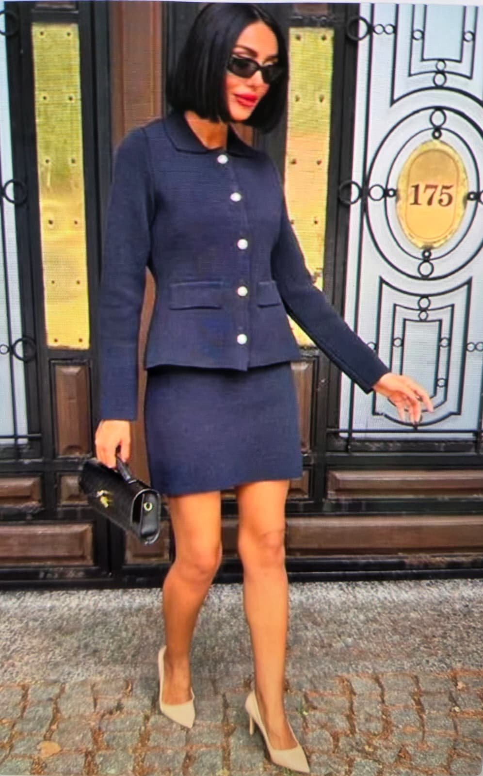 Navy Blue Formal Elegant Set - Image 2