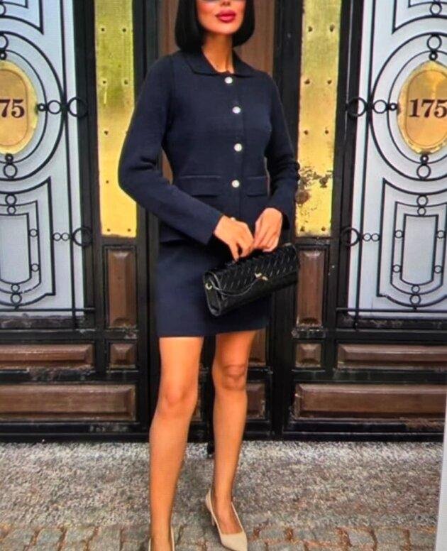 Navy Blue Formal Elegant Set