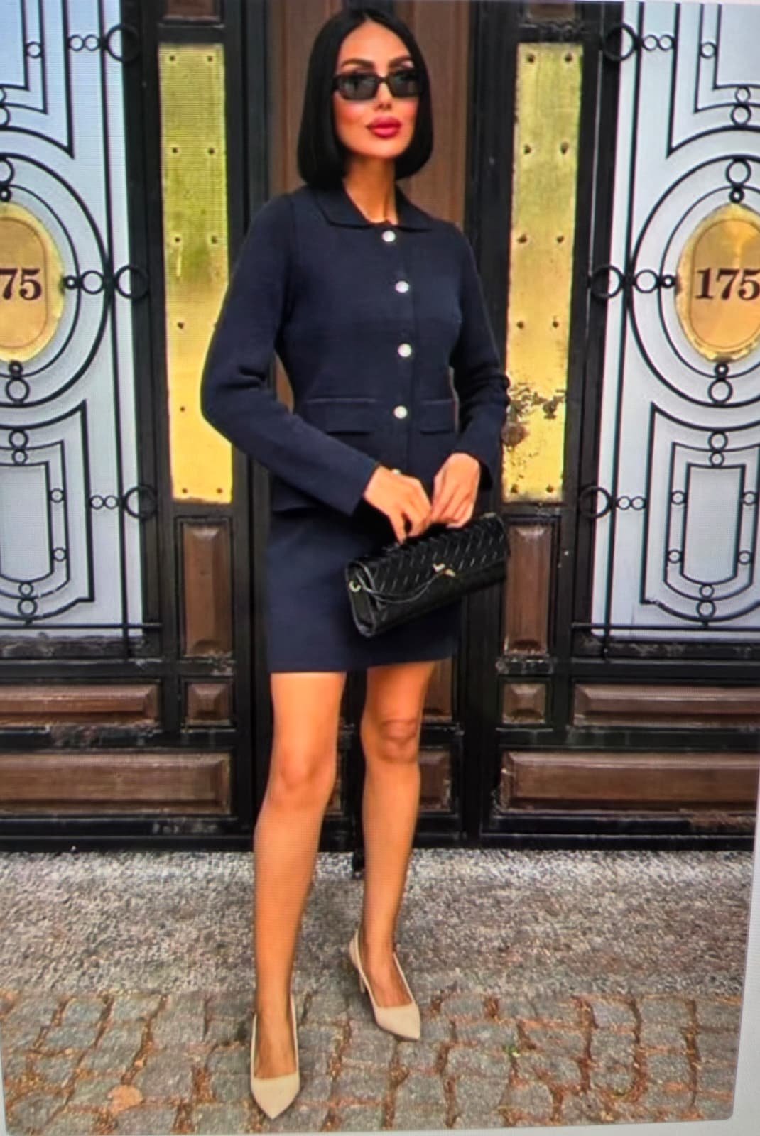 Navy Blue Formal Elegant Set