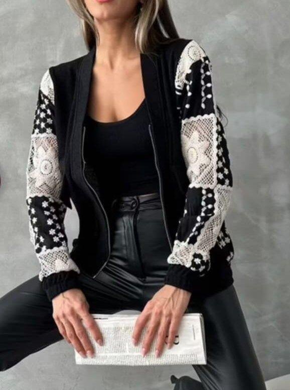 Black Gum Detailed Jacket